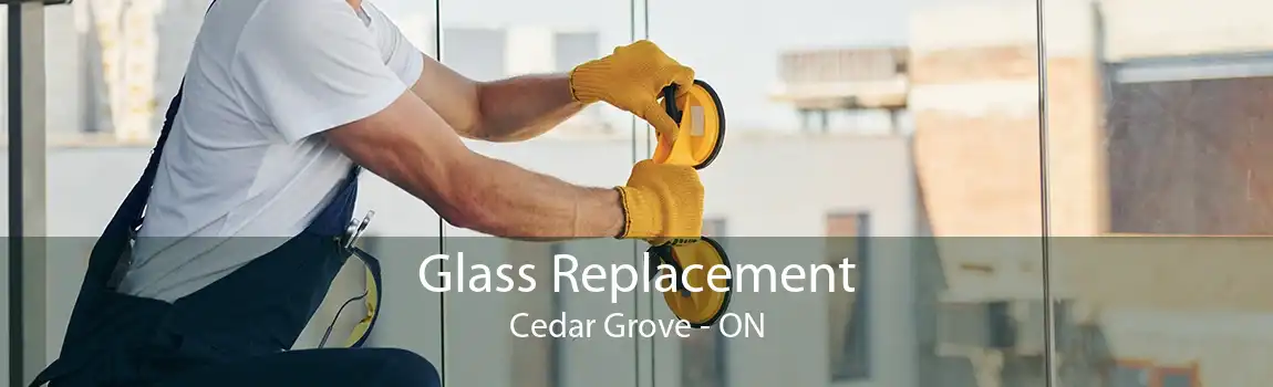 Glass Replacement Cedar Grove - ON