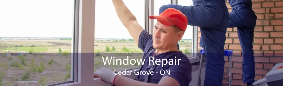 Window Repair Cedar Grove - ON