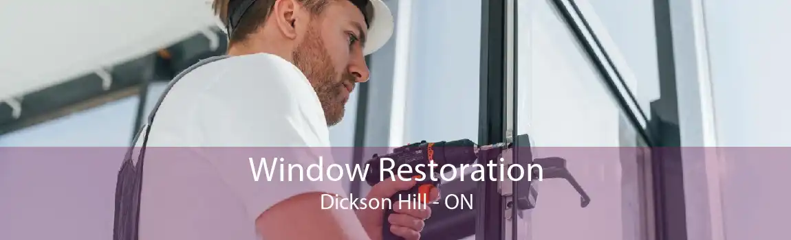 Window Restoration Dickson Hill - ON